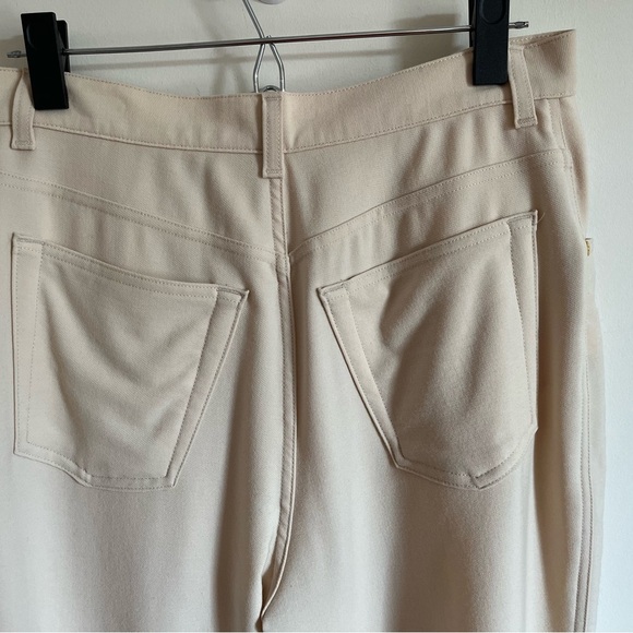 VTG Christian Dior Boutique flat front virgin wool blend cream pants US … - Picture 4 of 15